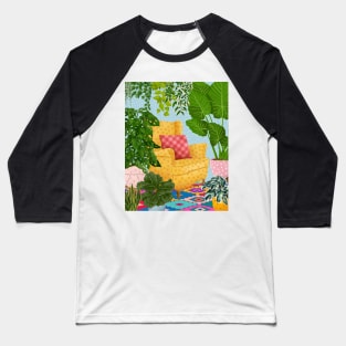 Colourful Plant Room Baseball T-Shirt